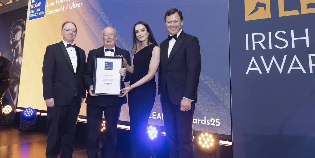 Blake and Kenny winner best law firm award 2025